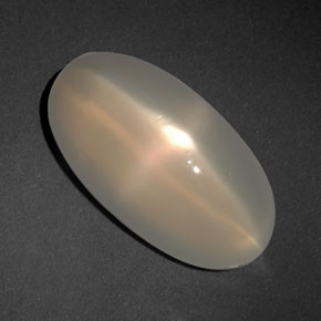 Pedra da lua estrela laranja natural 6,47ct, transparente, transparente/translúcido