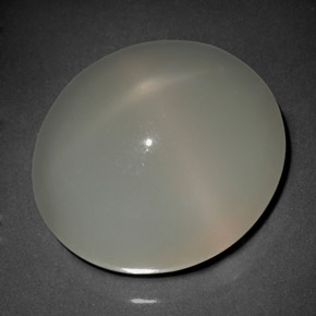 Pedra da lua estrela creme natural 20,62ct, transparente, transparente/translúcido