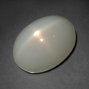 Pedra da lua estrela branco natural 12,41ct, transparente, transparente/translúcido