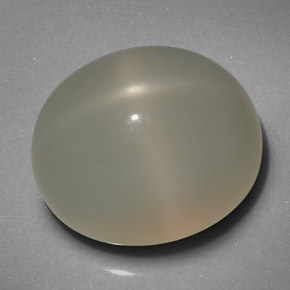 Pedra da lua estrela creme natural 19,29ct, transparente, transparente/translúcido