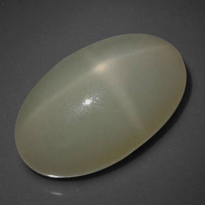 Pedra da lua estrela creme natural 23,22ct, transparente, transparente/translúcido