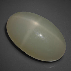 Pedra da lua estrela creme natural 23,22ct, transparente, transparente/translúcido