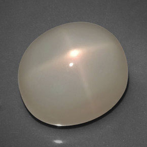 Pedra da lua estrela laranja natural 26,20ct, transparente, transparente/translúcido