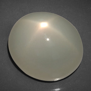 Pedra da lua estrela verde natural 32,76ct, transparente, transparente/translúcido