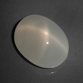 Pedra da lua estrela branco natural 7,39ct, transparente, transparente/translúcido