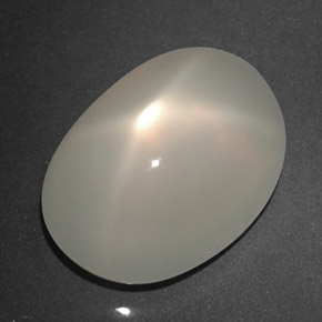 Pedra da lua estrela branco natural 8,23ct, transparente, transparente/translúcido