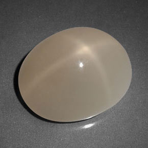 Pedra da lua estrela cinza natural 8,28ct, transparente, transparente/translúcido
