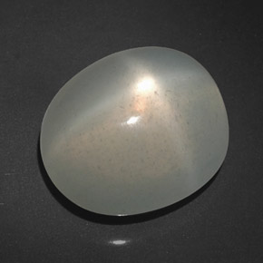Pedra da Lua Estrela Leite branco Natural 10.54ct, Transparente, Transparente/Translúcido
