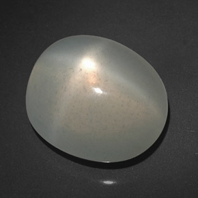 Pedra da Lua Estrela Leite branco Natural 10.54ct, Transparente, Transparente/Translúcido