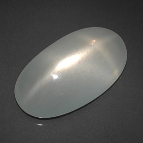 Pedra da lua estrela branco natural 7,24ct, transparente, transparente/translúcido
