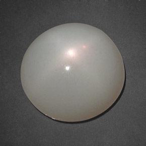 Pedra da lua estrela branco natural 10,98ct, transparente, transparente/translúcido