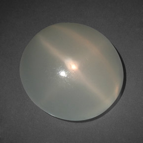 Pedra da lua estrela branco natural 10,62ct, transparente, transparente/translúcido