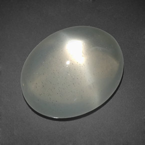 Pedra da lua estrela branco natural 11,92ct, transparente, transparente/translúcido