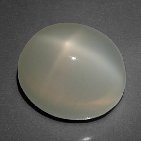 Pedra da lua estrela branco natural 16,14ct, transparente, transparente/translúcido