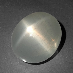Pedra da lua estrela branco natural 14,11ct, transparente, transparente/translúcido