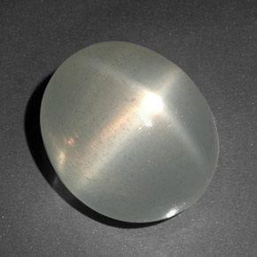 Pedra da lua estrela branco natural 14,11ct, transparente, transparente/translúcido