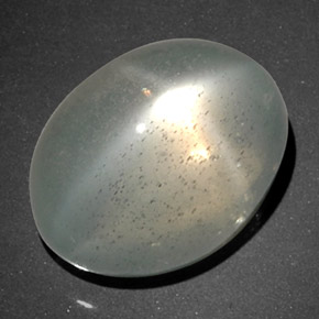 Pedra da Lua Estrela Leite branco Natural 12.72ct, Transparente, Transparente/Translúcido