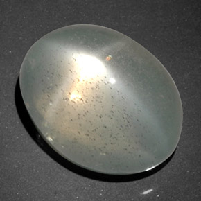 Pedra da Lua Estrela Leite branco Natural 12.72ct, Transparente, Transparente/Translúcido
