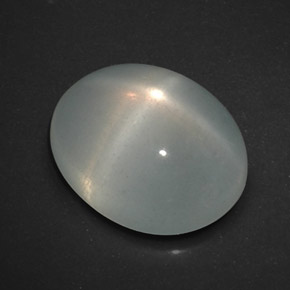 Pedra da lua estrela branco natural 7,76ct, transparente, transparente/translúcido
