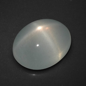 Pedra da lua estrela branco natural 7,76ct, transparente, transparente/translúcido