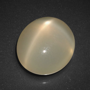 Pedra da lua estrela laranja natural 5,23ct, transparente, transparente/translúcido