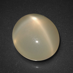 Pedra da lua estrela laranja natural 5,23ct, transparente, transparente/translúcido
