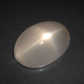 Pedra da Lua Estrela Laranja claro Natural 6.14ct, Transparente, Transparente/Translúcido