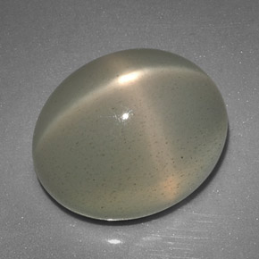 Pedra da lua estrela creme natural 12,51ct, transparente, transparente/translúcido
