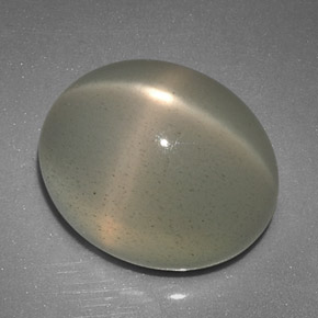 Pedra da lua estrela creme natural 12,51ct, transparente, transparente/translúcido