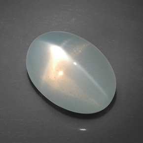 Pedra da lua estrela creme natural 24,20ct, transparente, transparente/translúcido
