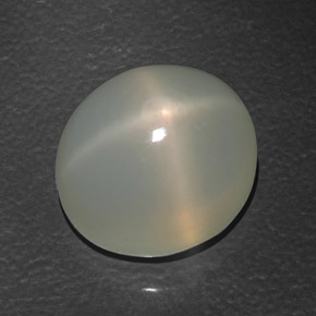 Pedra da lua estrela creme natural 16,17ct, transparente, transparente/translúcido