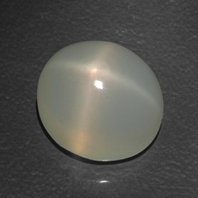 Pedra da lua estrela creme natural 16,17ct, transparente, transparente/translúcido