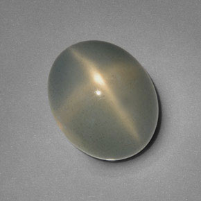 Pedra da lua estrela creme natural 12,51ct, transparente, transparente/translúcido