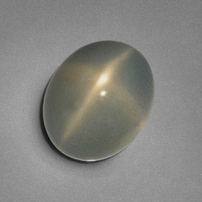 Pedra da lua estrela creme natural 12,51ct, transparente, transparente/translúcido