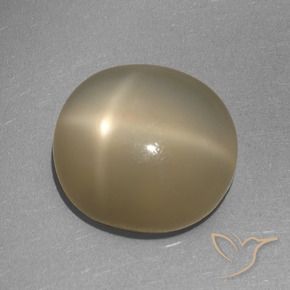 Pedra da Lua Estrela Laranja acastanhado Natural 6.41ct, oval, Translúcido