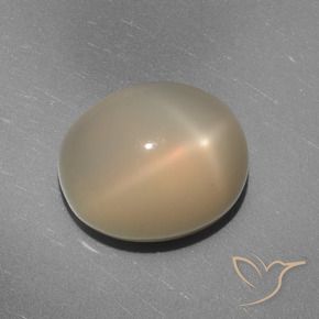 Pedra da Lua Estrela Laranja Médio-Claro Natural 7.02ct, oval, Translúcido