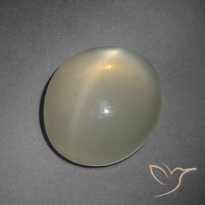 Pedra da Lua Estrela Luz amarela Natural 10.38ct, oval, Translúcido