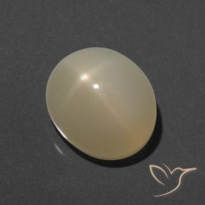 Pedra da Lua Estrela Luz amarela Natural 7.49ct, oval, Translúcido