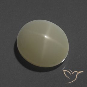 Pedra da Lua Estrela Luz amarela Natural 8.98ct, oval, Opaco
