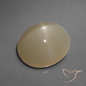 Pedra da Lua Estrela Laranja médio-escuro Natural 6.05ct, oval, Translúcido