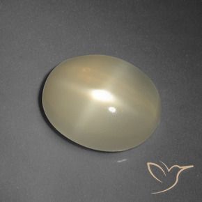 Pedra da Lua Estrela Luz amarela Natural 5.66ct, oval, Translúcido