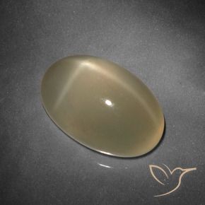 Pedra da Lua Estrela Tortilha Clara Marrom Natural 9.25ct, oval, Translúcido