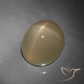 Pedra da Lua Estrela Laranja médio-escuro Natural 10.80ct, oval, Translúcido