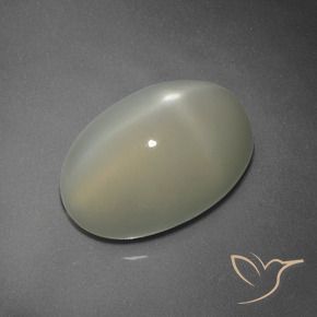 Pedra da Lua Estrela Luz amarela Natural 7.47ct, oval, Translúcido
