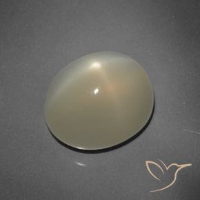 Pedra da Lua Estrela Marrom Terroso Natural 7.24ct, oval, Translúcido