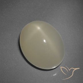 Pedra da Lua Estrela Marrom claro Natural 7.55ct, oval, Translúcido