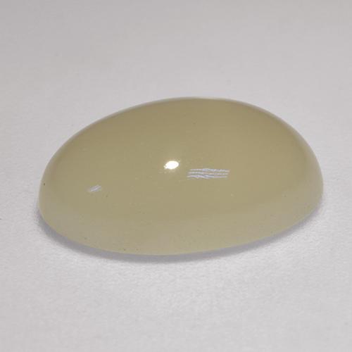 Pedra da lua estrela marrom natural 5,20ct, corte oval, translúcido