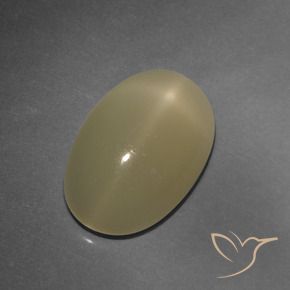 Pedra da Lua Estrela Tortilha Clara Marrom Natural 4.86ct, oval, Translúcido