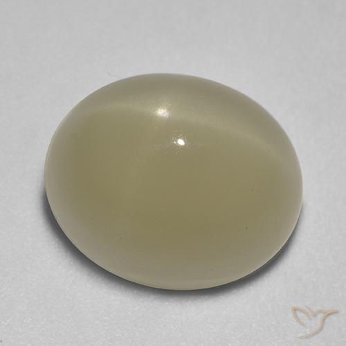 Pedra da Lua Estrela Café Marrom Claro Natural 7.26ct, oval, Translúcido