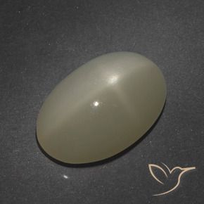 Pedra da Lua Estrela Café Marrom Claro Natural 7.66ct, oval, Translúcido